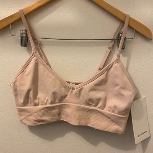 Lululemon Ebb to Street Bra Pale Pink